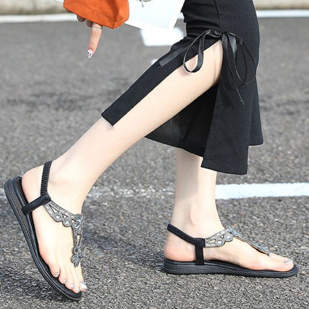 Women's Bohemian Rhinestone Sandals