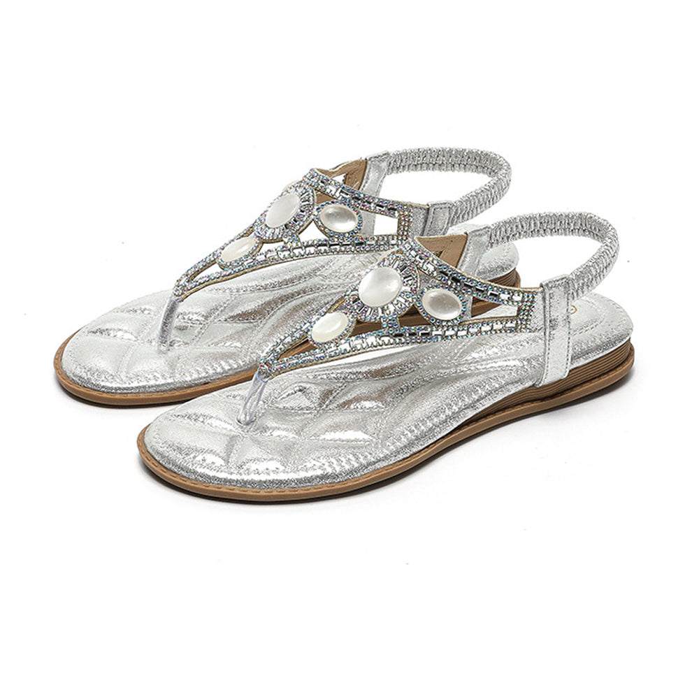 Women's Bohemian Rhinestone Sandals