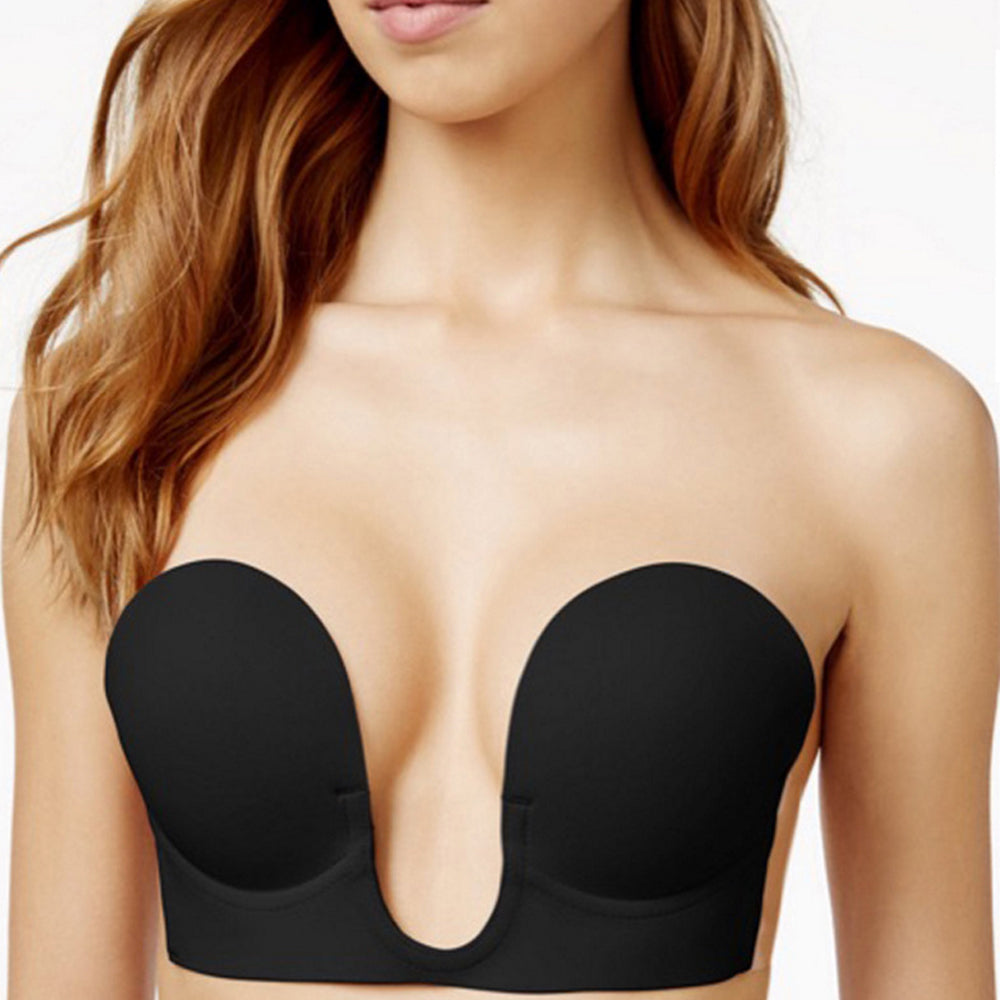 Adhesive Strapless Sticky Invisible Lift-up Backless Bra