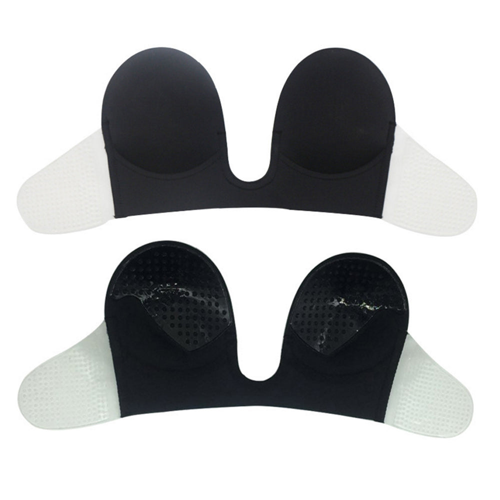 Adhesive Strapless Sticky Invisible Lift-up Backless Bra