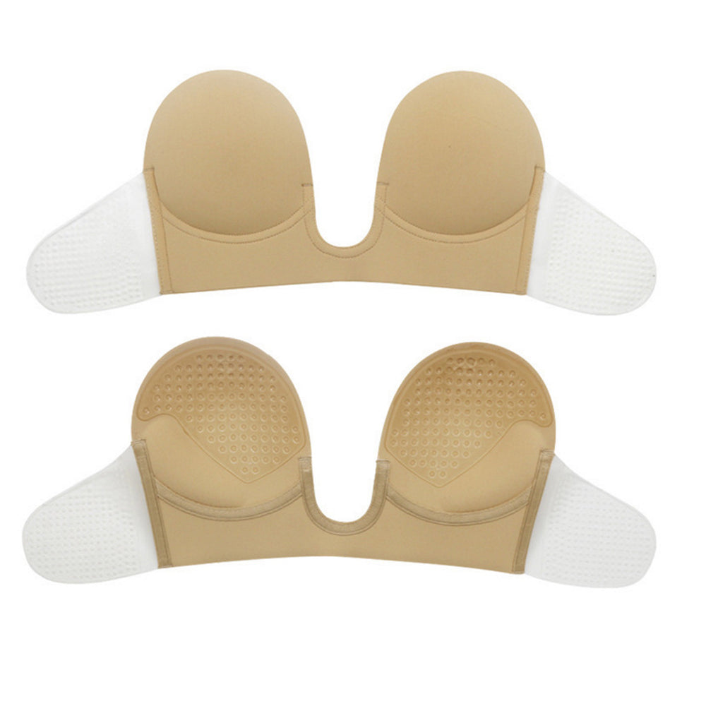 Adhesive Strapless Sticky Invisible Lift-up Backless Bra