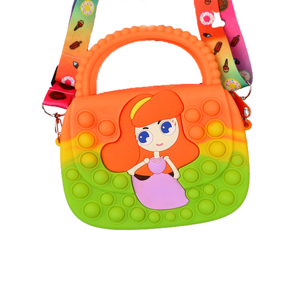 2Pack Girl Mini Silicone Pop Shoulder Bag