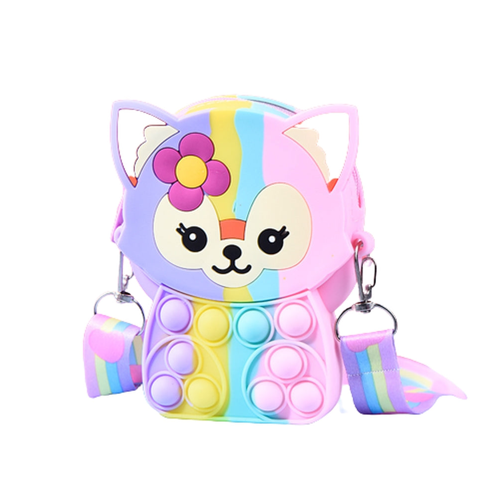 2Pack Girl Mini Silicone Pop Shoulder Bag