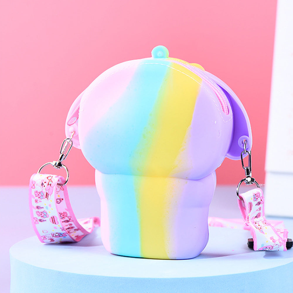 2Pack Girl Mini Silicone Pop Shoulder Bag