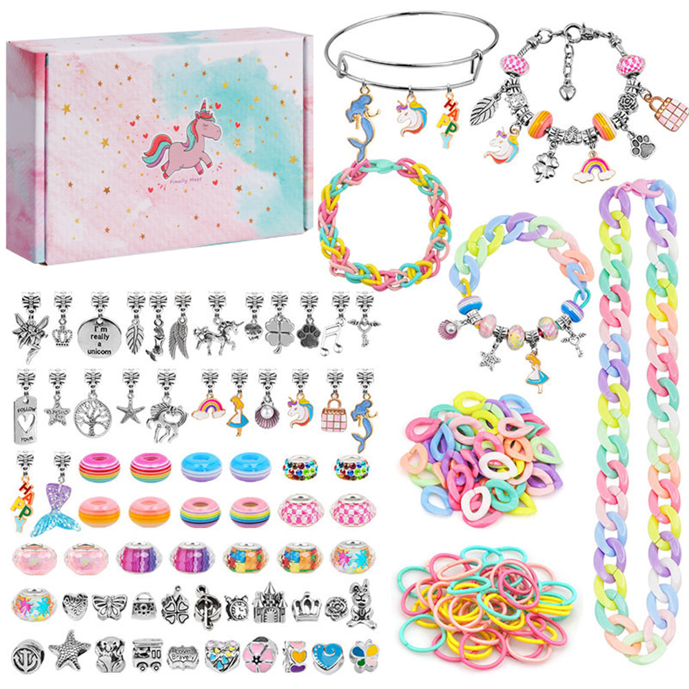 150Pcs Jewelry Making Beads Charms Bracelets for DIY Craft Gifts Toys for Girls