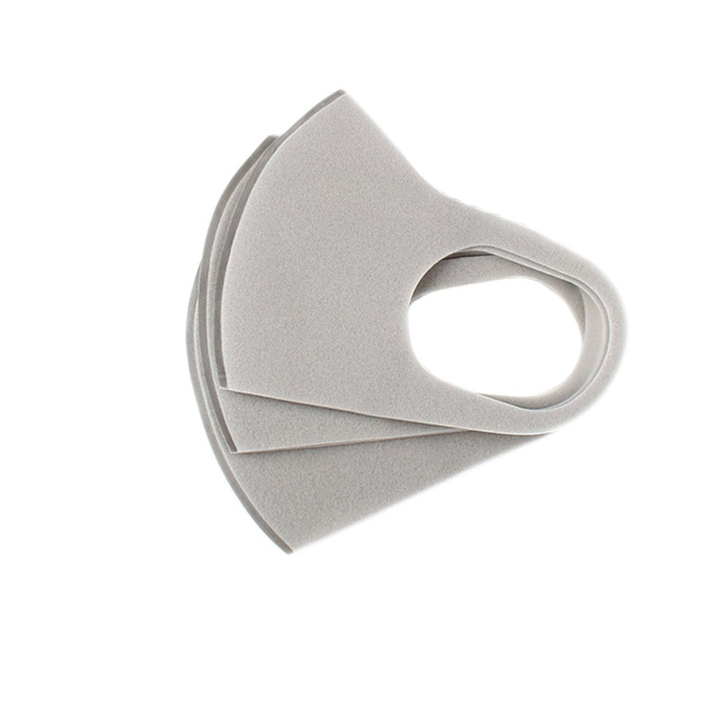 10Pcs Reusable Face Masks -Grey