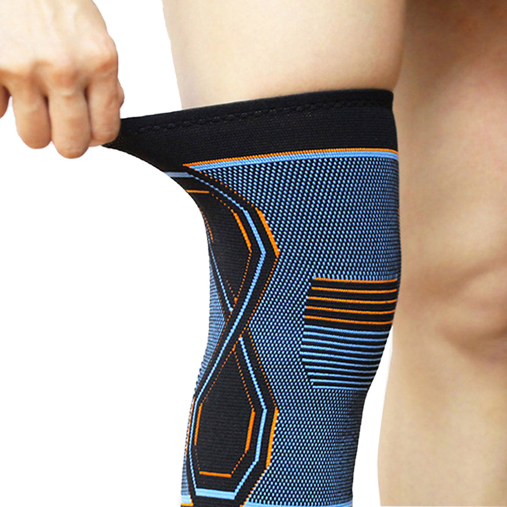 2Pcs Knitted Knee Support Sleeve Leg Brace for Gym Sports Running