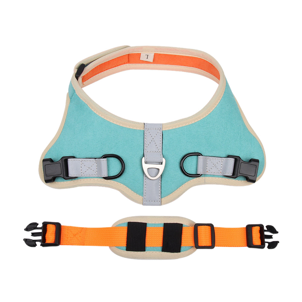 Pet Harness Reflective Vest Dog Walking Jacket Pet Lead Leash Vest for Cat Puppy