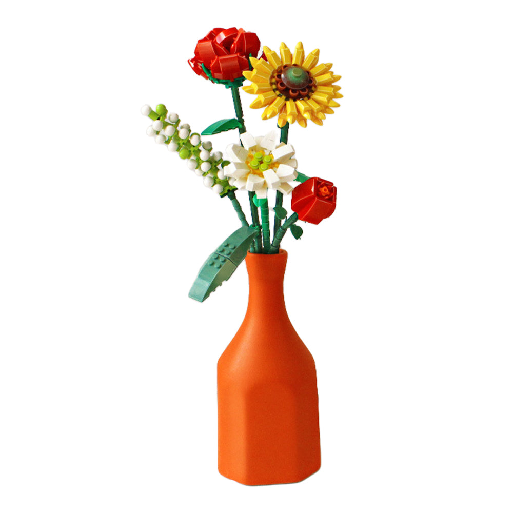 Flowers Bouquet Building Blocks Toys Set Bricks Toys Home Decor