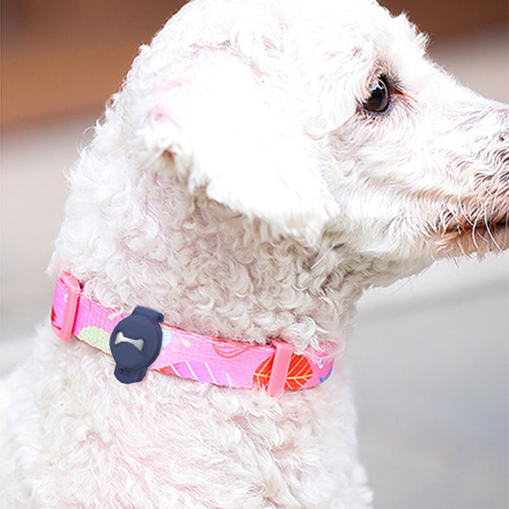 Silicone Tracker Protective Case for Pet Collar Compatible with Apple Airtag