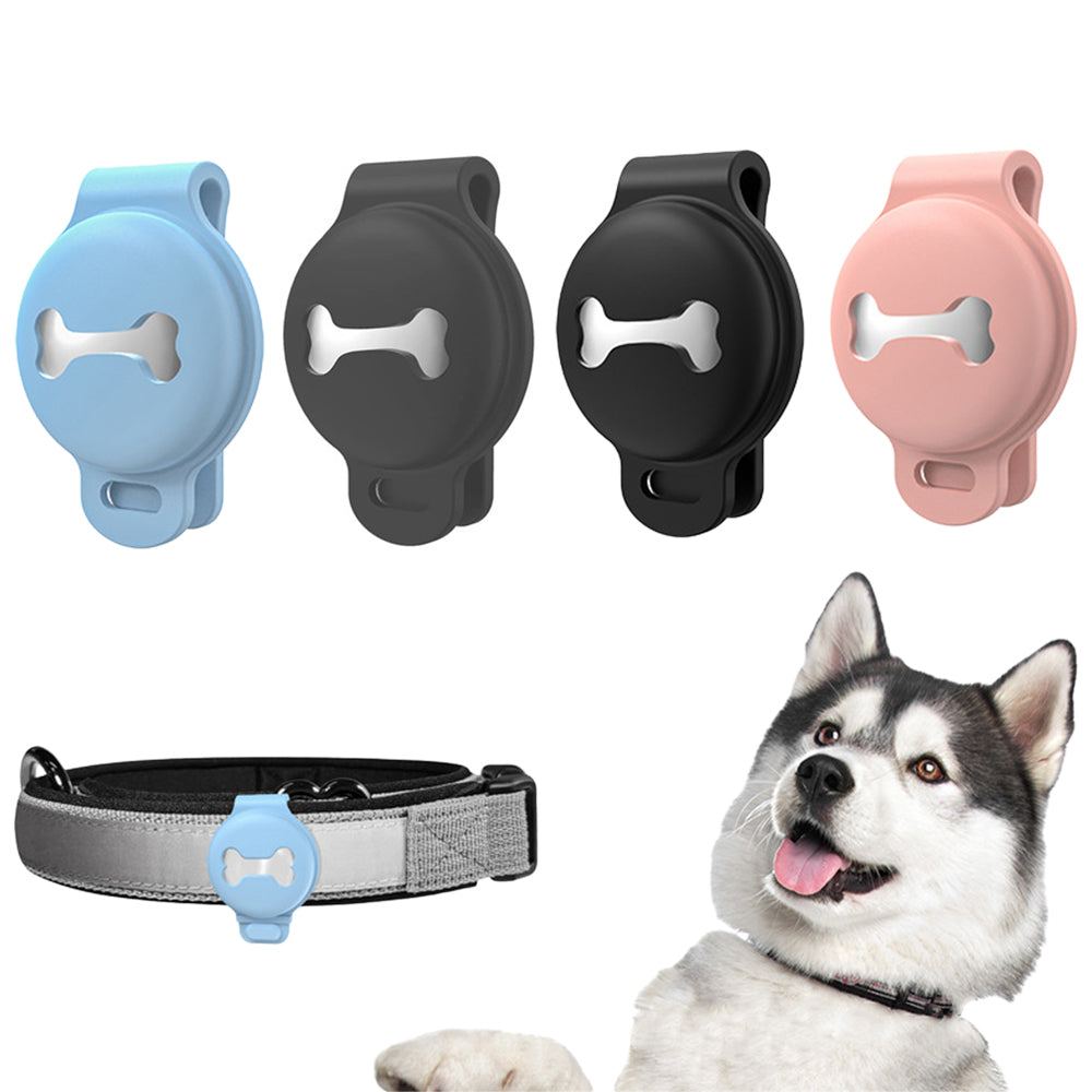 Silicone Tracker Protective Case for Pet Collar Compatible with Apple Airtag