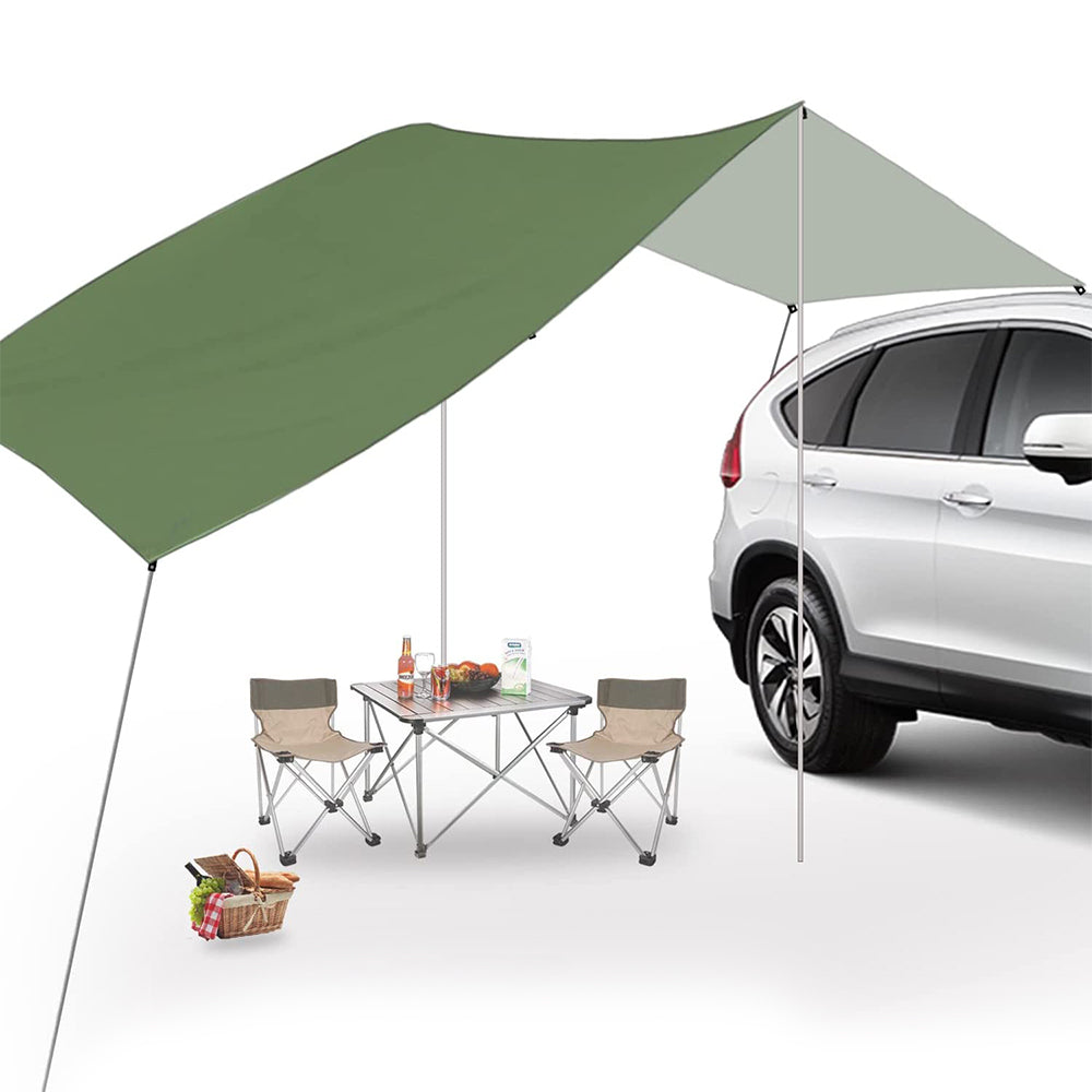 Car Canopy Sun Shade-Green
