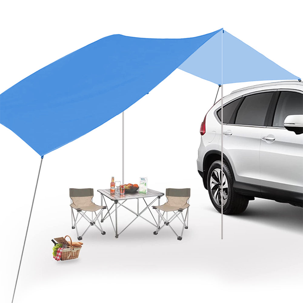 Car Canopy Sun Shade-Blue