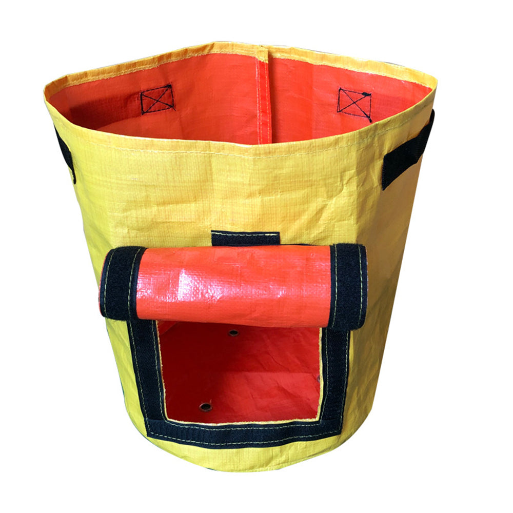 Potato Grow Bags 10 Gallon PE Planter Pots Planting Bags with Flap Window