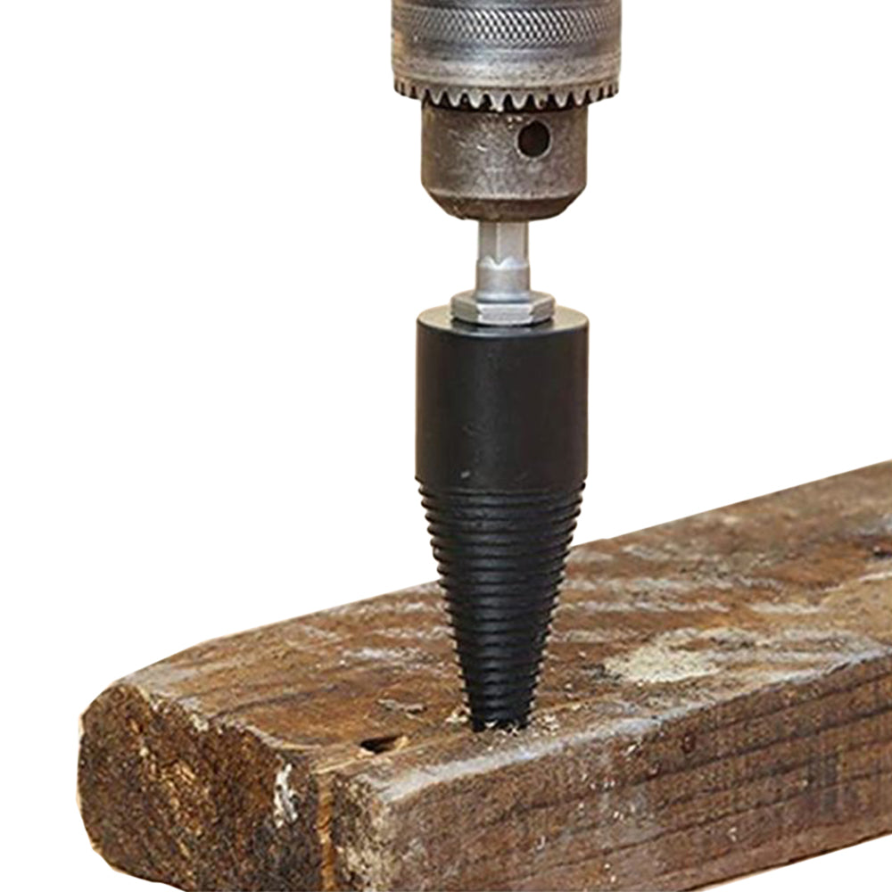 Firewood Drill Bit Wood Splitter Screw Splitting Cone Driver