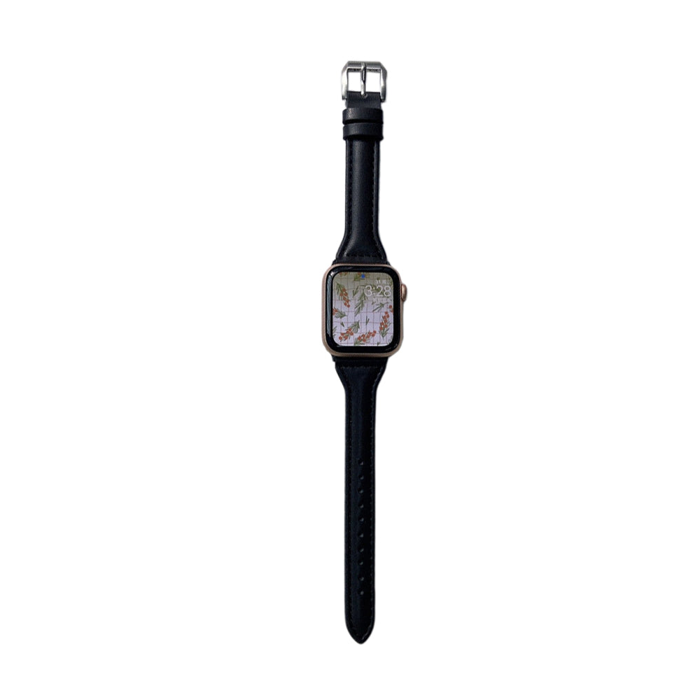 Women Leather Watch Band Compatible with Apple iWatch 7 Series