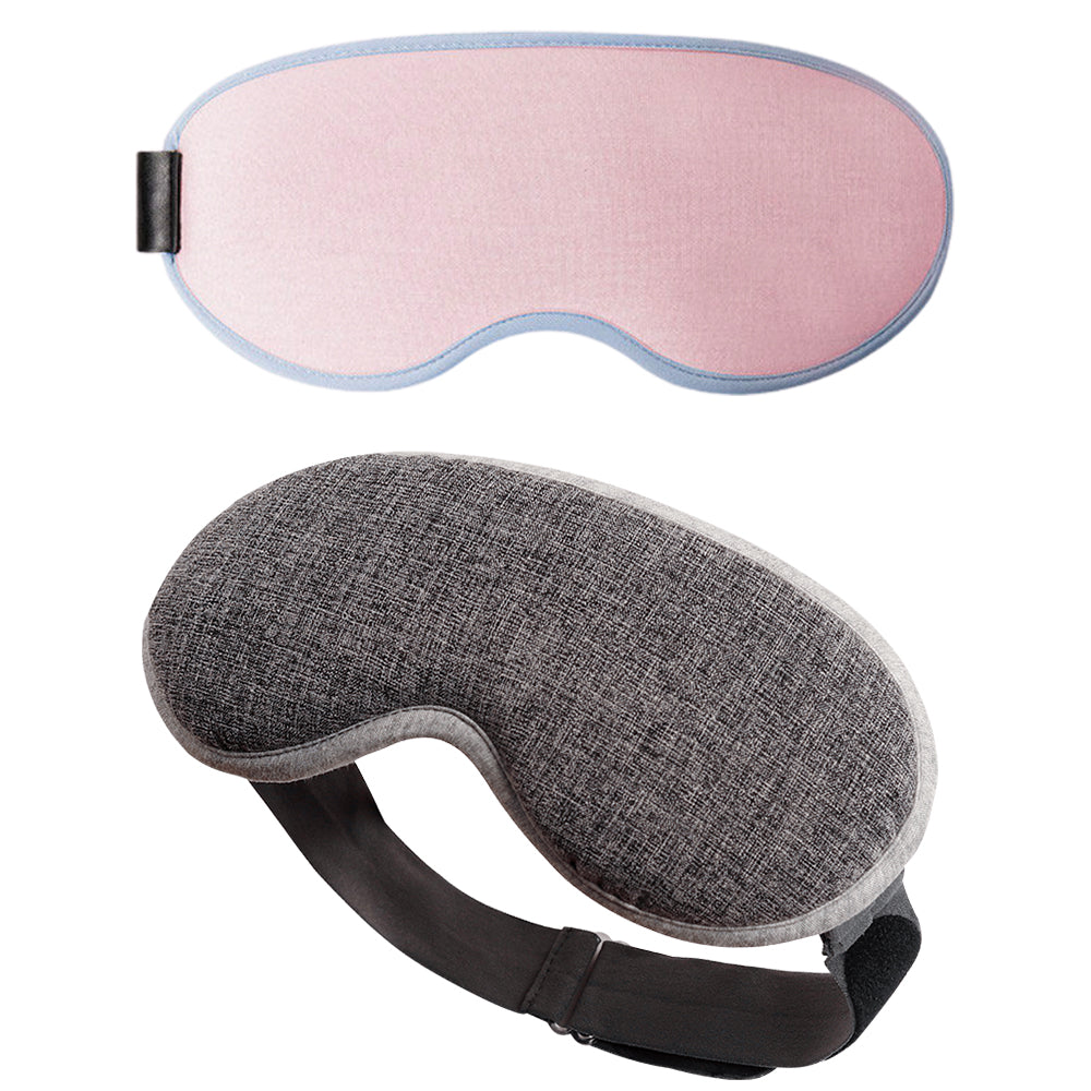 USB Heated Eye Mask Hot Compress Eye Mask Light Blocking Blindfold