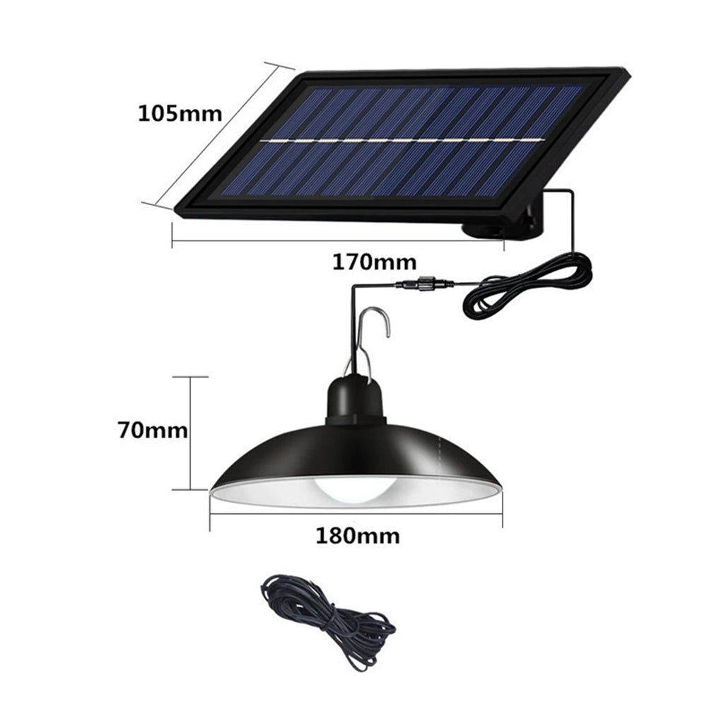 Solar Lights Outdoor Indoor Solar Powered Hanging Lights with Remote Control
