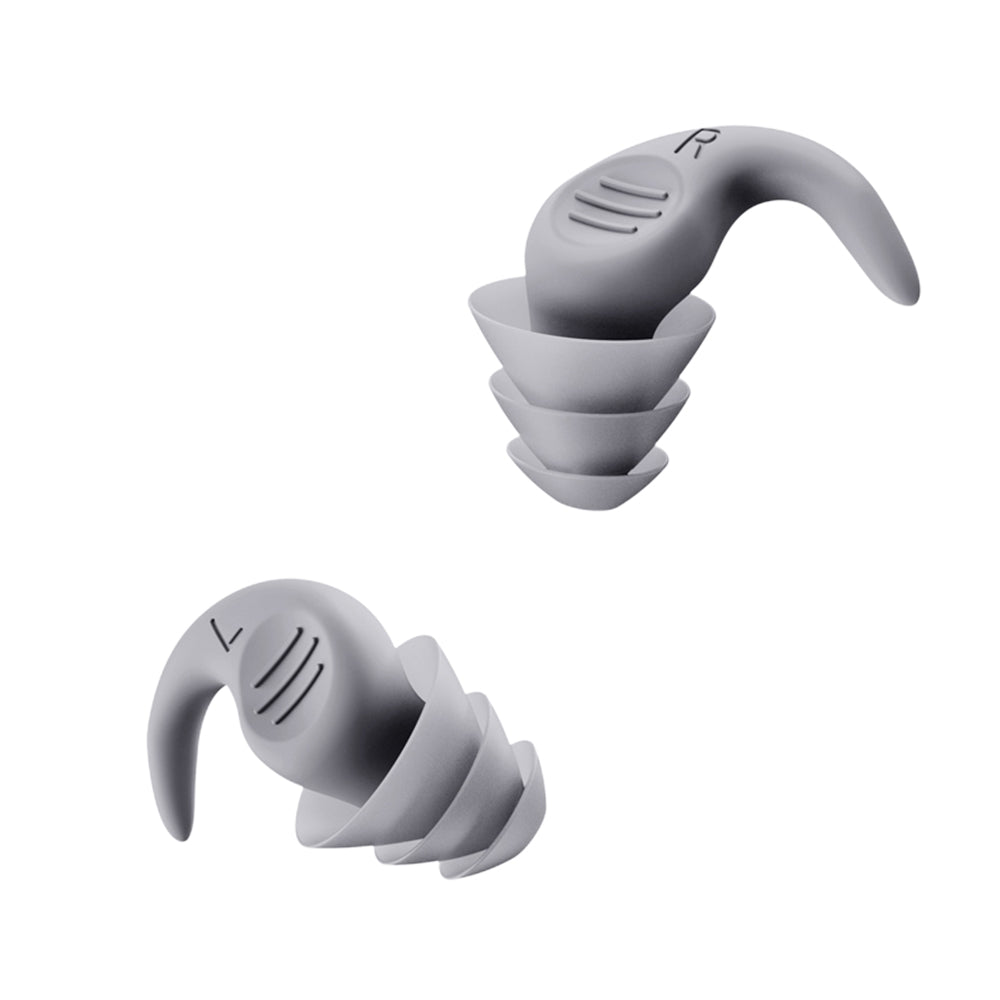Pair of Reusable Silicone Noise Cancelling Earplugs with Storage Box
