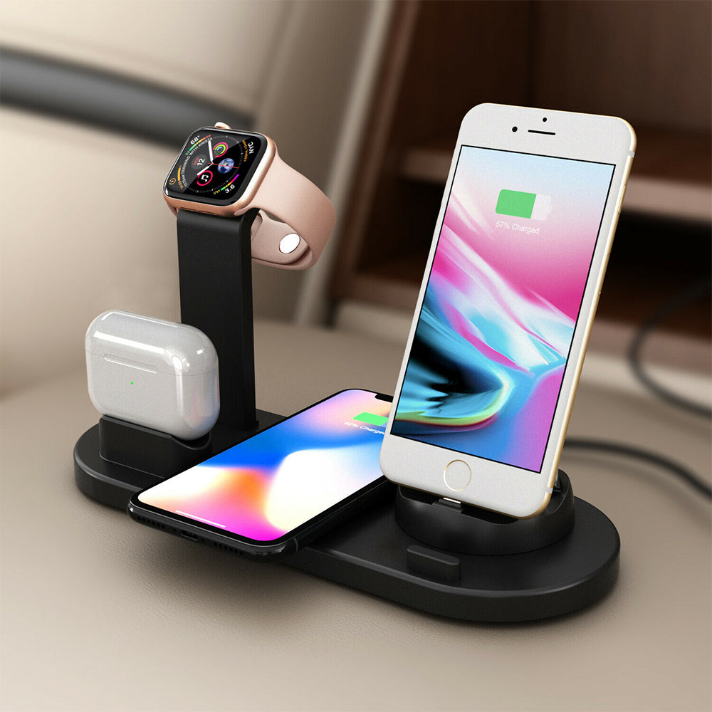 3 in 1 USB Plug Wireless Charging Station for Apple iPhone Watch Headphone
