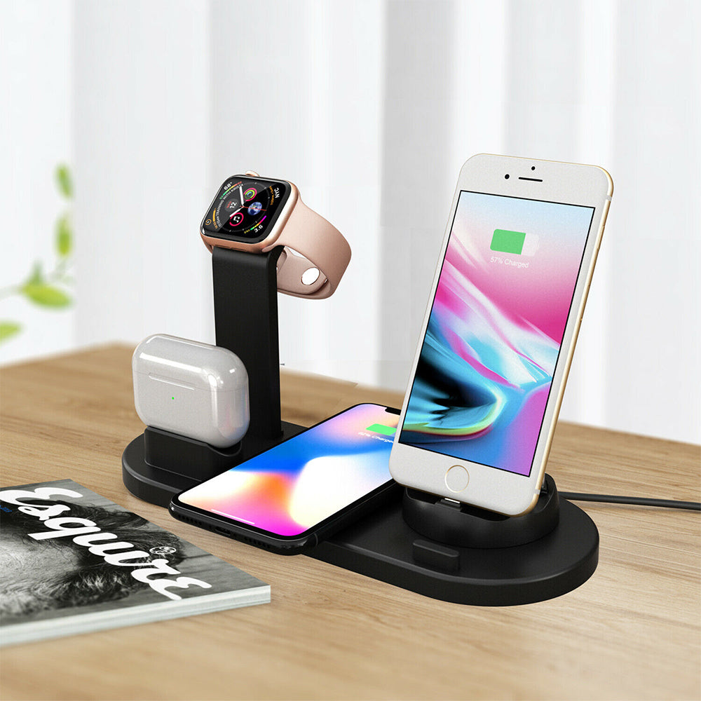 3 in 1 USB Plug Wireless Charging Station for Apple iPhone Watch Headphone
