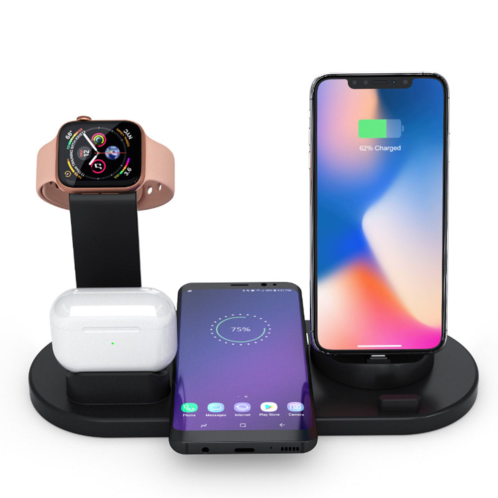 3 in 1 USB Plug Wireless Charging Station for Apple iPhone Watch Headphone