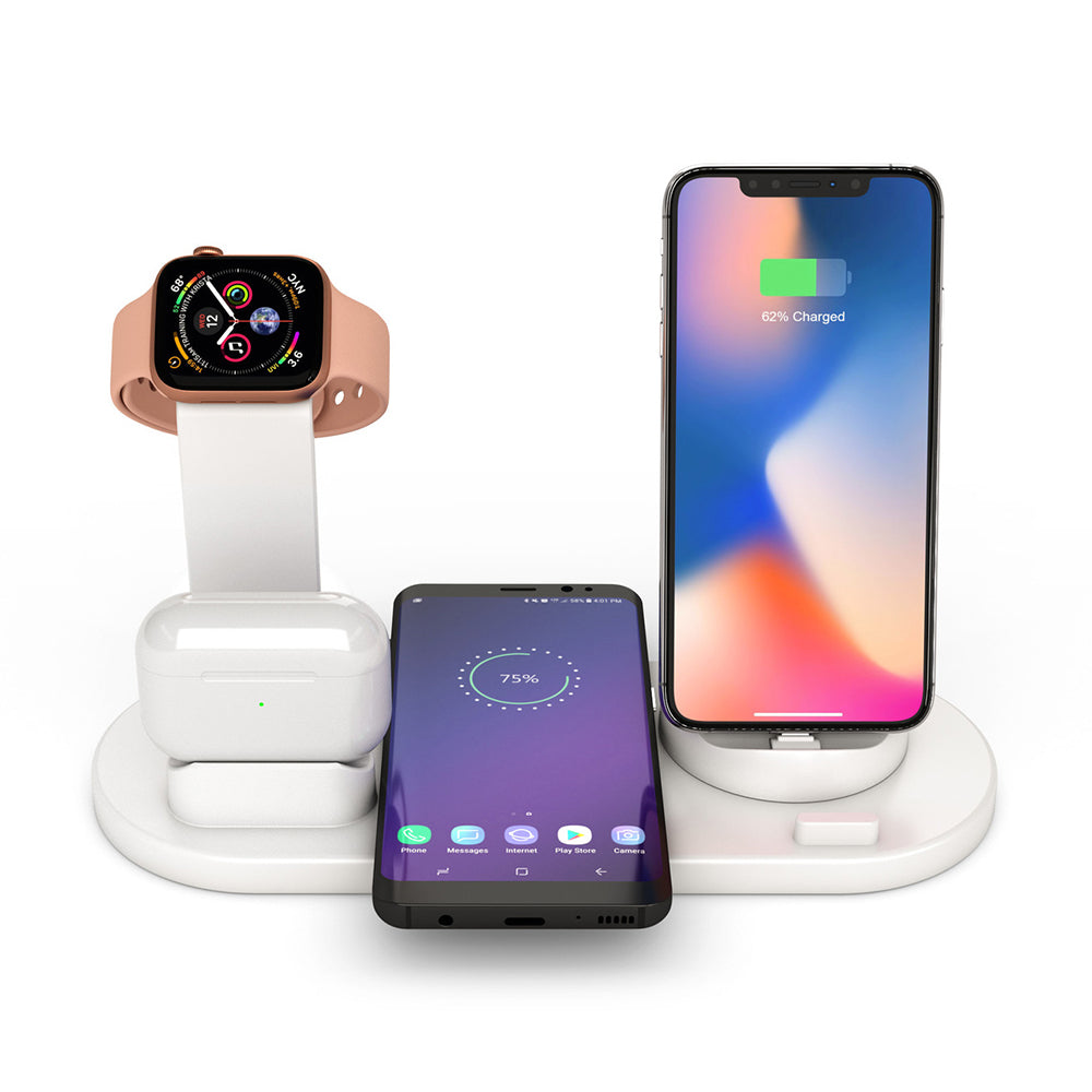 3 in 1 USB Plug Wireless Charging Station for Apple iPhone Watch Headphone