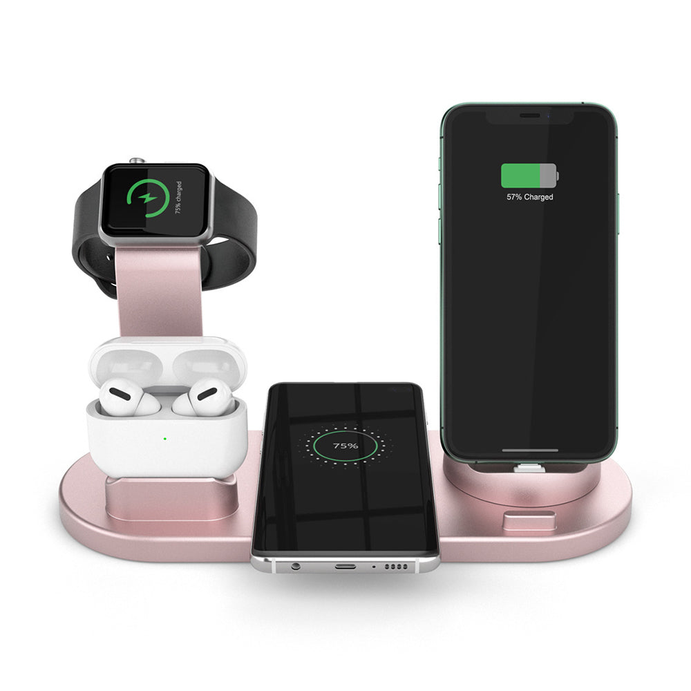 3 in 1 USB Plug Wireless Charging Station for Apple iPhone Watch Headphone