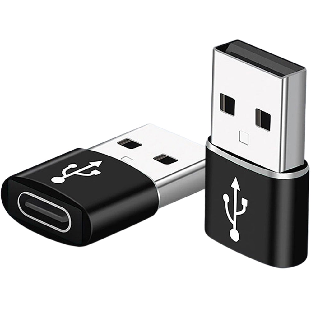 2Pack USB 3.0 to Type C 3.1 Adapter USB Male to USB C Female Phone Charging Converter USB Cable Connector