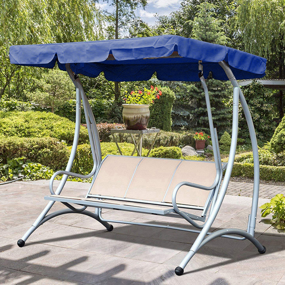 Swing Top Cover Courtyard Furniture Dust Shield-Blue