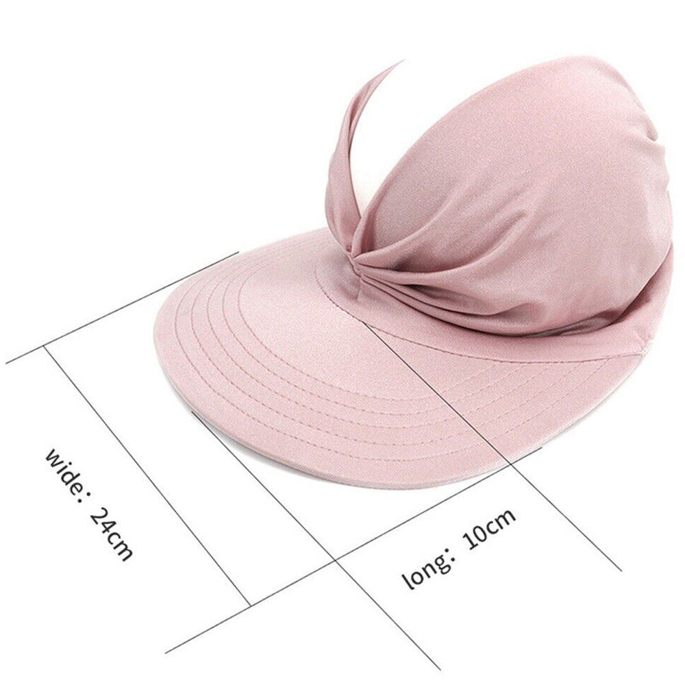 Summer Hat Women Sun Visor Sun Hat Anti-ultraviolet Elastic Hollow Top Hat