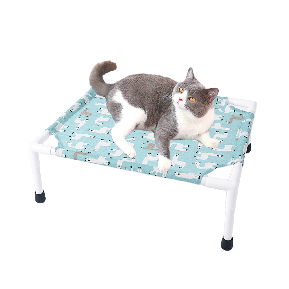 Elevated Dog Bed Pet Cat Portable Raised Dog Cat Durable Raised Pet Beds