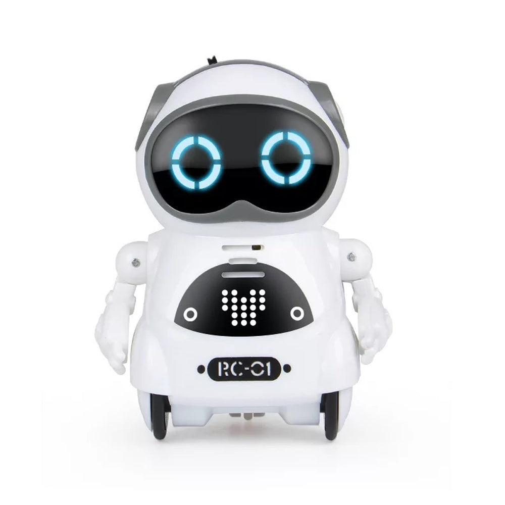 Kids Interactive Dialogue Singing Dancing Telling Story Mini Pocket RC Robot Toy