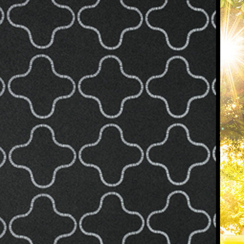 200x45cm Total Blackout Frosted Window Privacy Film-Style 1