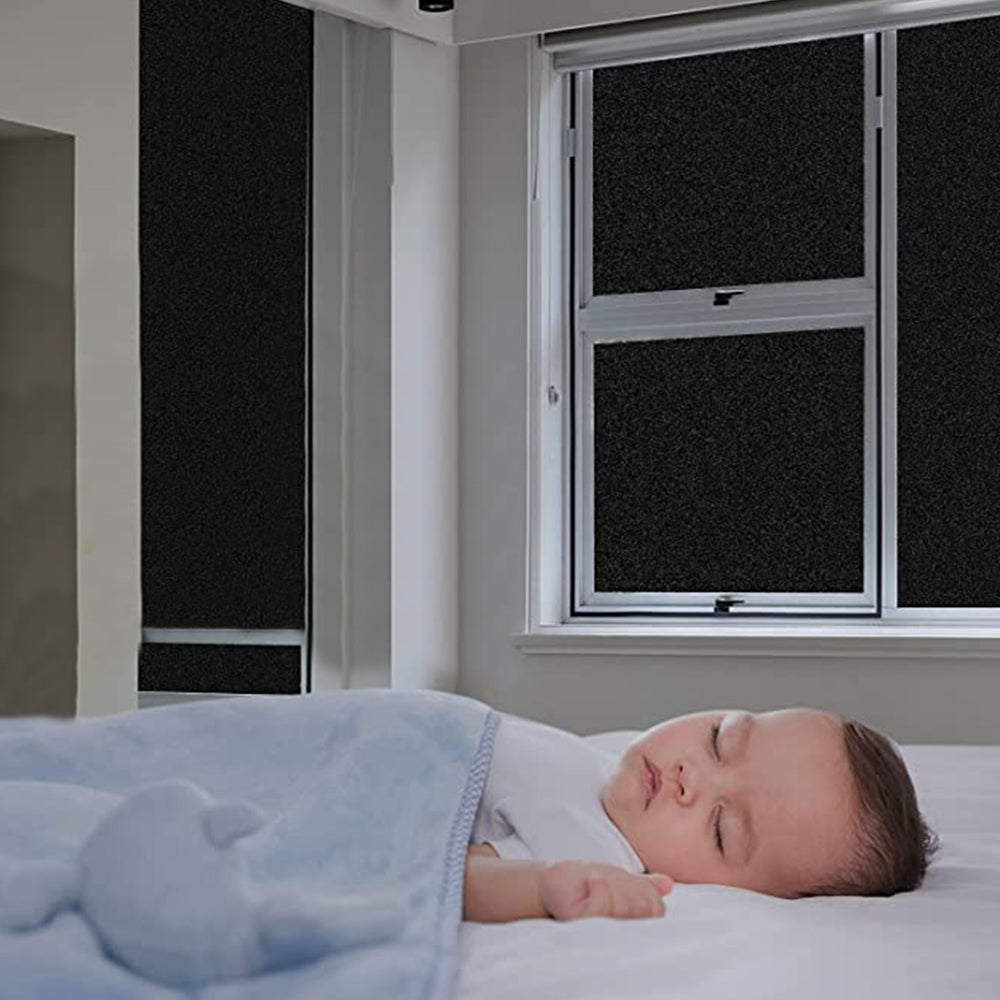 200x45cm Total Blackout Frosted Window Privacy Film-Style 4