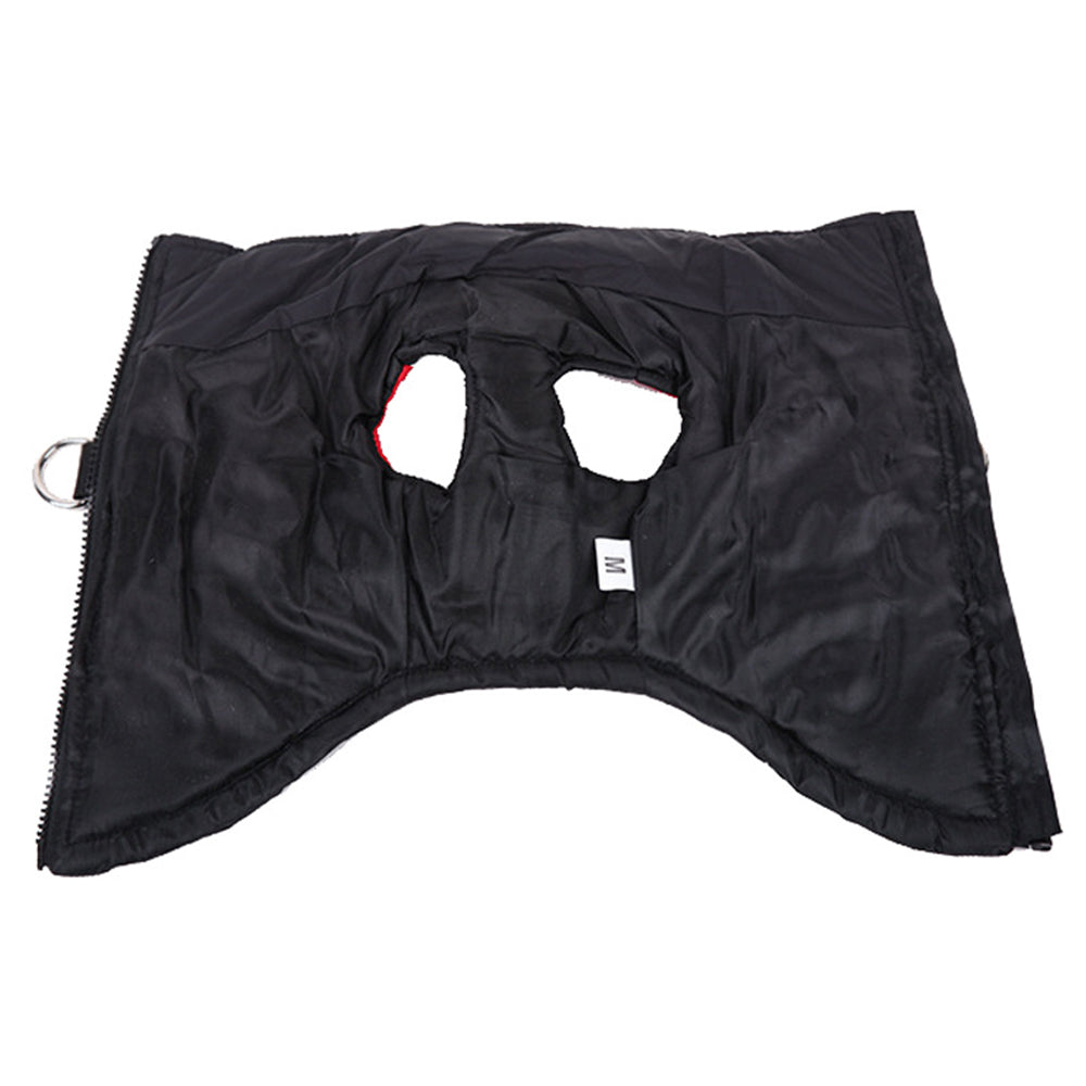 Waterproof Pet Clothing Cold Weather Dog Warm Vest Jacket Vest Coat-Red