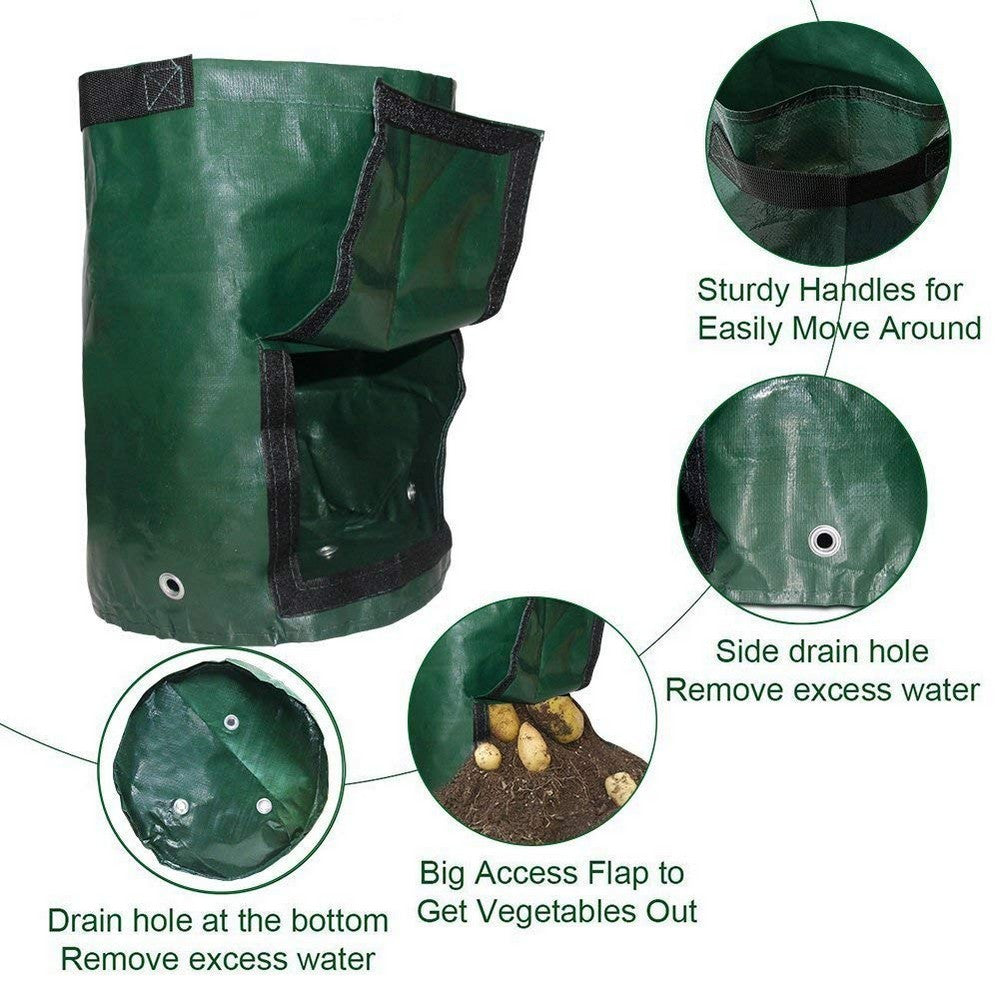 2-Pack 50L Potato Planter Bag