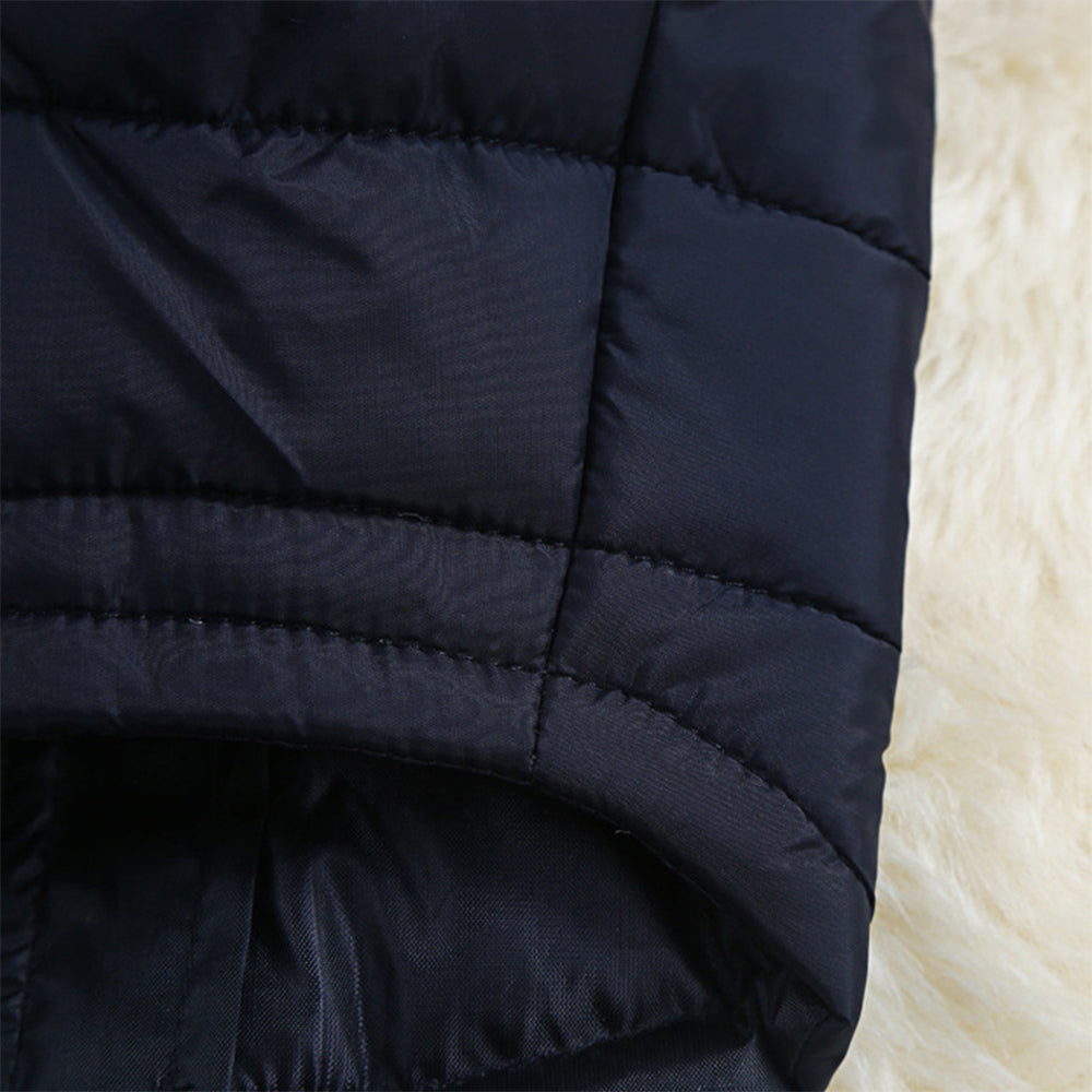 Waterproof Pet Clothing Cold Weather Dog Warm Vest Jacket Vest Coat-Red