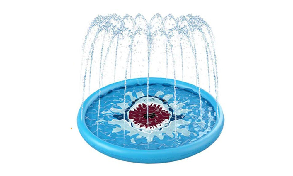 Summer Water Spray Pad Sprinkle Splash Playing Mat for Kid and Pet