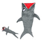 Shark Sleeping Bag Double Layer Plush Animal Blanket Pajamas Hoodie