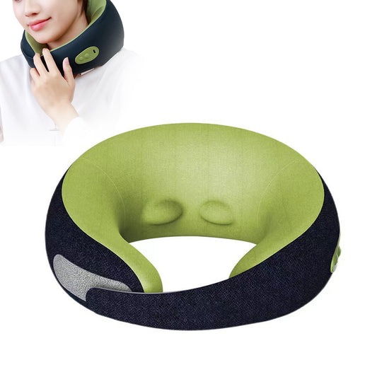 Travel U Shaped Neck Pillow Neck Massager Electric Cordless Neck Support Pillow