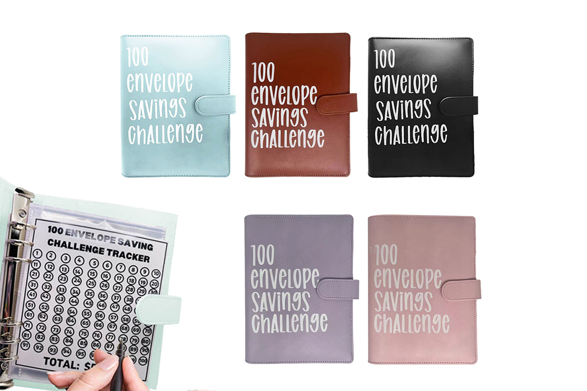 100 Envelope Challenge Binder Budget Planner Savings Challenge Book