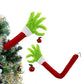 Christmas Inspired Green Hand for Tree Decorations Topper Garland Ornaments