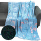 Glow in The Dark Throw Blanket Marine Life Luminous Blanket