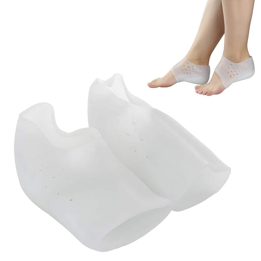 3-5cm Unisex Invisible Silicone Height Increase Insoles Socks for Men Women