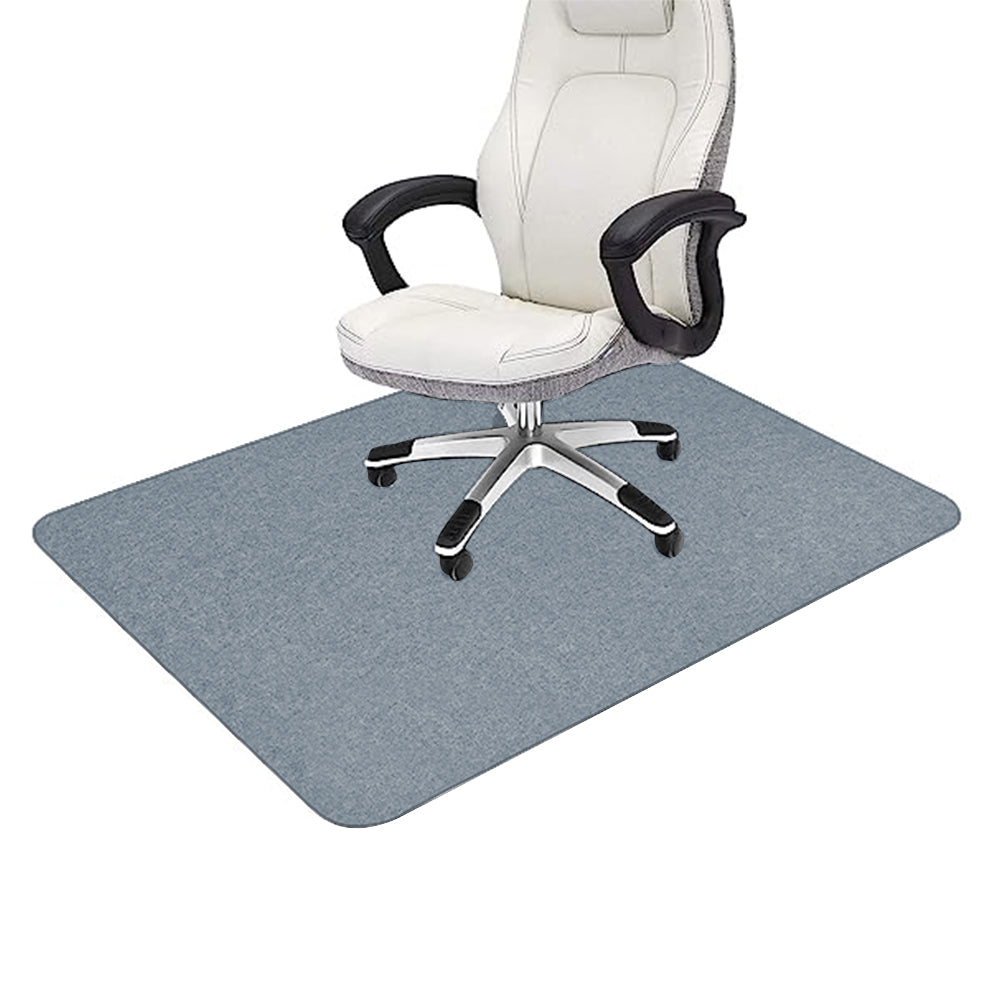 Anti-Slip Floor Protector Office Chair Mat-Light Grey