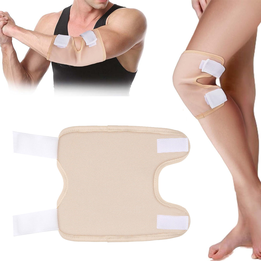 2Pcs Reusable Castor Oil Wrap Compress Knee Pads Castor Oil Pack for Elbow