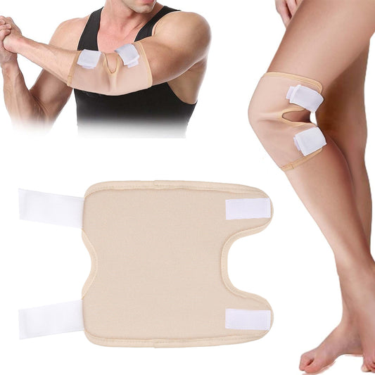 2Pcs Reusable Castor Oil Wrap Compress Knee Pads Castor Oil Pack for Elbow
