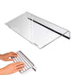 Clear Acrylic Tilted Computer Keyboard Holder for Easy Ergonomic Typing