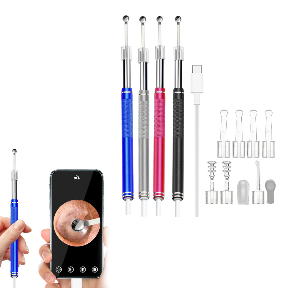 Ear Wax Removal Endoscope Earwax Remover Tool Ear Camera Ear Otoscope with 6 LED Lights